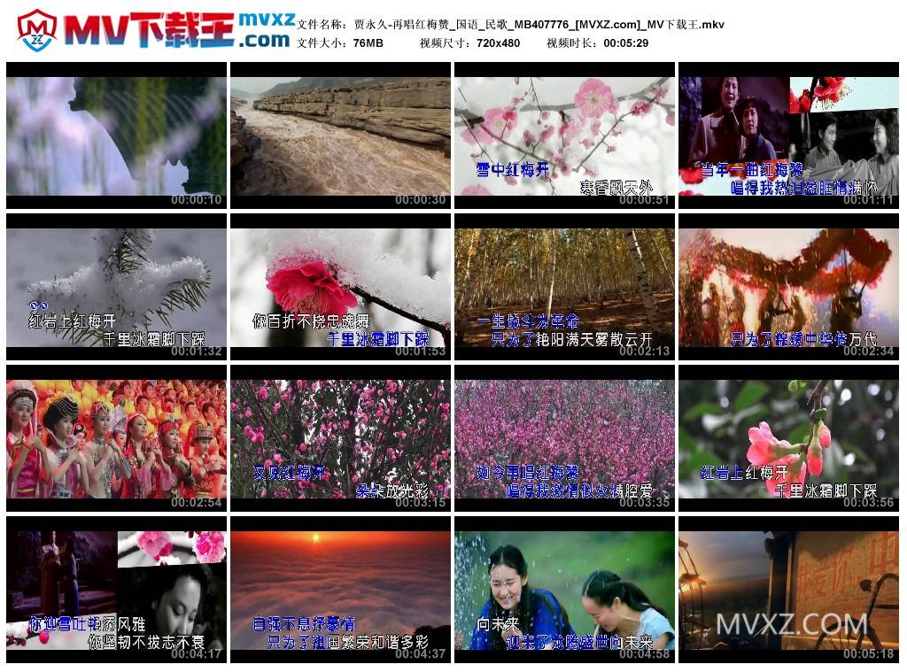 贾永久-再唱红梅赞_国语_民歌_MB407776